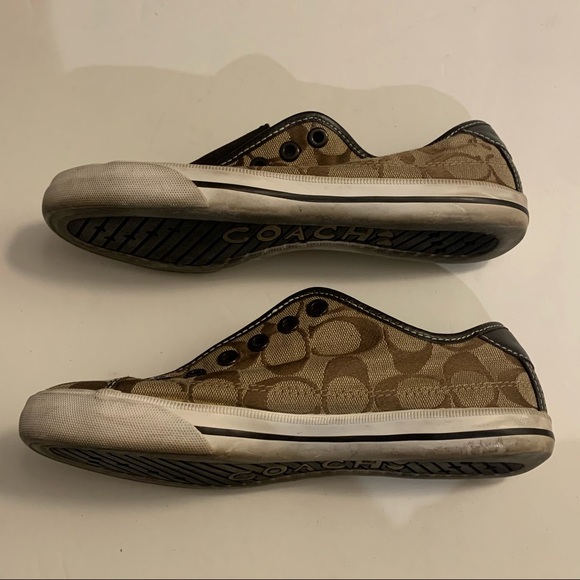 Coach laceless sneakers hot sale
